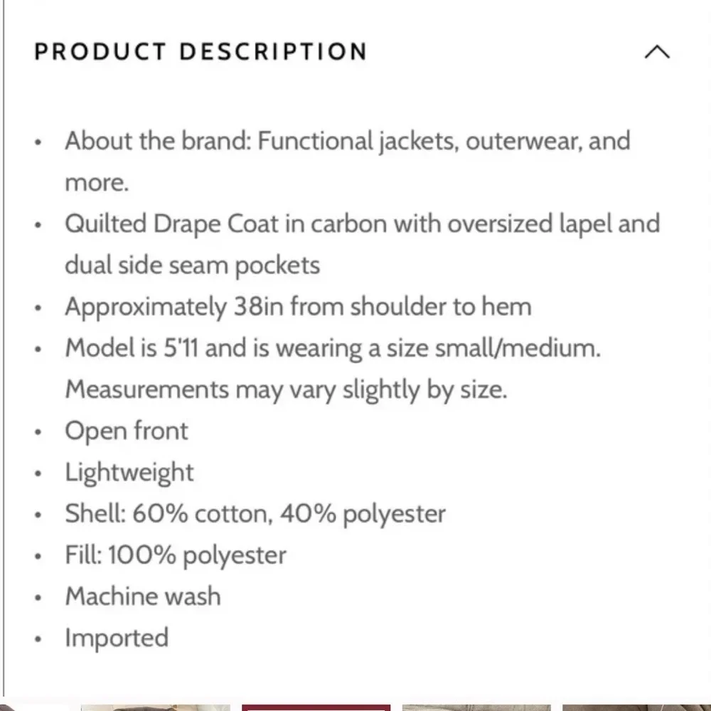 Bagatelle Quilted Drape Coat - Picture 3 of 13